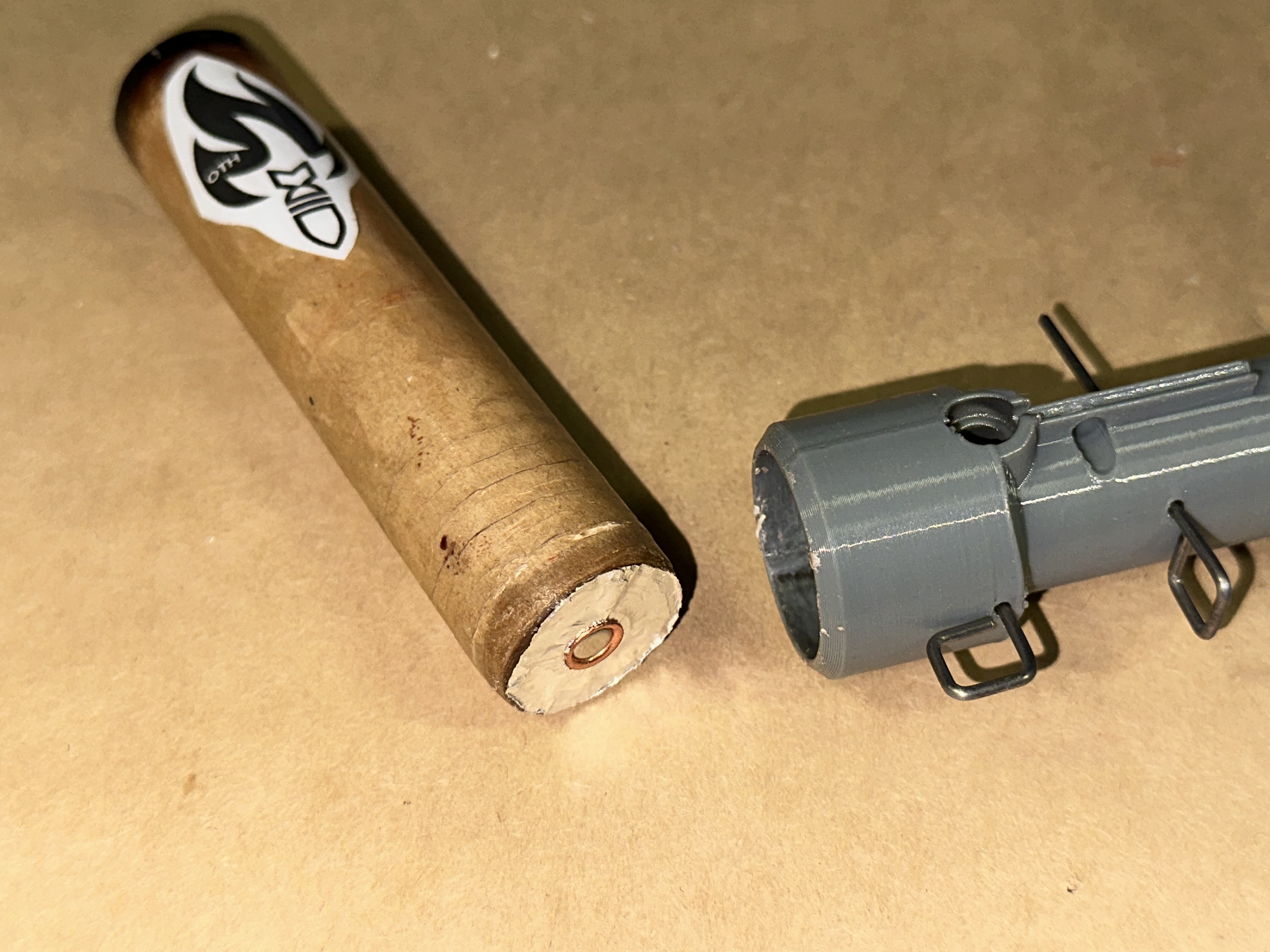Incendiary payload with OTH mark